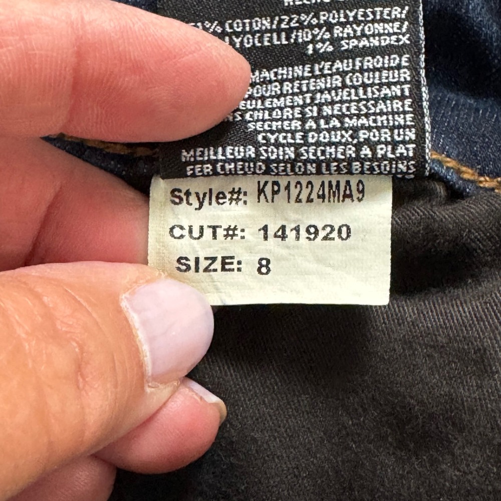 Kut from the Kloth 8 Blue Connie High Rise Fab AB Ankle Skinny Jeans KP1224MA9 - Picture 9 of 13
